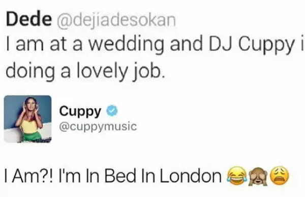 Choi! See the way DJ Cuppy 